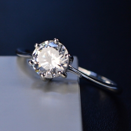 Elegant high quality fashion zircon s925 silver ring