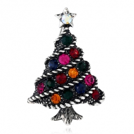 Christmas tree brooch