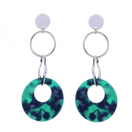 Temperament long geometric acrylic earrings earrings women european and american fashion dress accessories