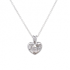 Factory direct selling hot pearl series necklace fashionable personality hollow cage pendant necklace christmas gift