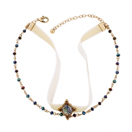 Elegant multilayer velvet belt ladies short neckband choker girl ins necklace european and american fashion jewelry wholesale