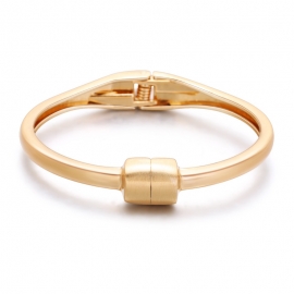 Cross-border jewelry european and american popular metal bracelet simple geometric frosted ladies bracelet foreign trade jewelry wholesale