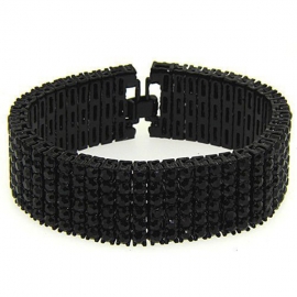 Gu meng jewelry wish hot selling hip hop 6 row bracelet mens bracelet