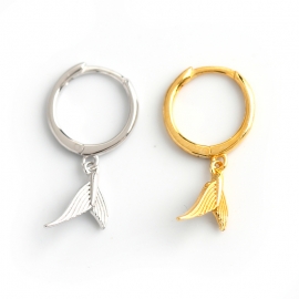 Temperament wild personality s925 sterling silver earrings earrings