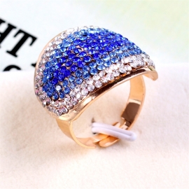 Multi-color optional eye ring womens opening adjustable non-allergic metal jewelry