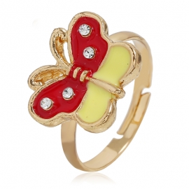 European and american simple butterfly alloy ring fashion animal opening adjustable bracelet