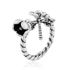 Personalized open letter ring simple style fashion big brand adjustable ring