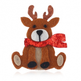 Elk fabric brooch brooch