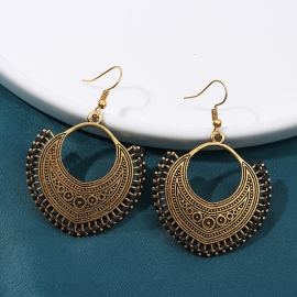 European and american new earrings jewelry love bohemian retro earrings hand-woven rope earrings earrings