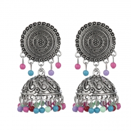 Indian style fashion temperament middle east foreign trade european and american ethnic style creative personality exaggerated popular earrings