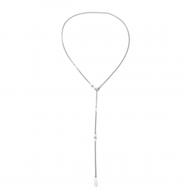 European and american cross-border jewelry fashion sexy business temperament dinner item decoration water drop pearl tassel pendant necklace back chain