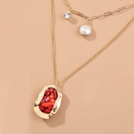 European and american fashion cross-border hot-selling multi-layer necklaces