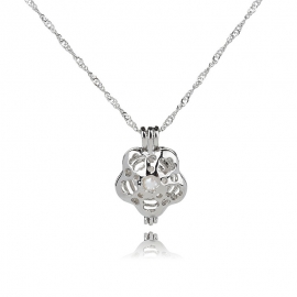 Ebay cross-border hot jewelry, oyster pearl wish box pendant, necklace wholesale