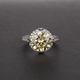 Elegant high quality fashion zircon s925 silver ring