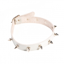 European and american necklaces, accessories, fashion personality, punk elements, exaggerated rivets, pu necklace, collar