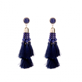 New tassel earrings women european and american fashion personality jewelry wholesale long wild temperament retro earrings on behalf of