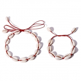 European and american cross-border jewelry, ethnic style, simple necklace, female personality, bohemian shell, wild necklace