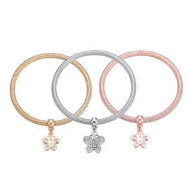 New net red butterfly bracelet alloy diamond pendant bracelet three-piece set ladies spring bracelet foreign trade manufacturers