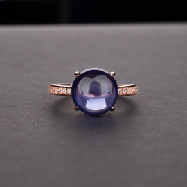 Elegant high quality fashion zircon s925 silver ring