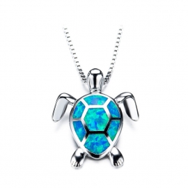 Turtle necklace pendant female copper with gold necklace and zircon pendant