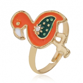 European and american flame bird alloy ring fashionable opening adjustable bracelet animal index finger ring