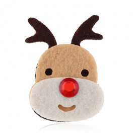 Christmas brooch european and american cross-border fashion fabric style corsage