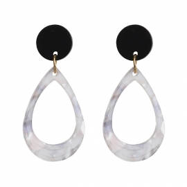 New earrings korean popular fashion acetate plate earrings earrings female retro personality drop earrings wholesale