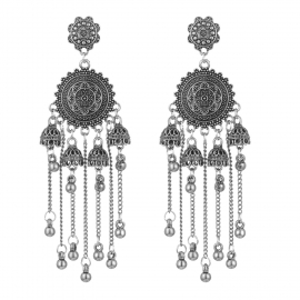 New style earrings online hot sale round bell earring jewelry exotic indian wholesale earrings