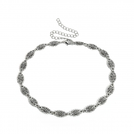 New european and american cross-border accessories, personalized multi-layer alloy pendant items, retro clavicle set necklace