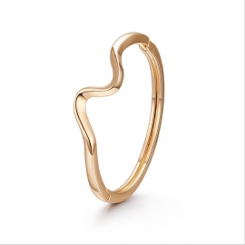 Creative new niche jewelry minimalist glossy gold-plated lightning bracelet irregular trend bracelet ladies jewelry