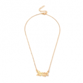 European and american cross-border hot-selling jewelry, personalized classic letter angel pendant necklace_x000d_
