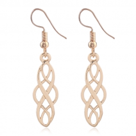 New european and american trend palace retro earrings celtic knot pendant earrings