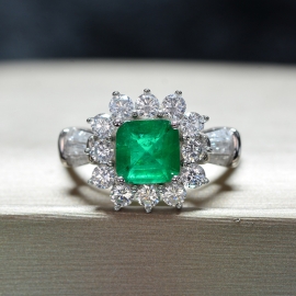 Elegant high quality fashion zircon s925 silver ring