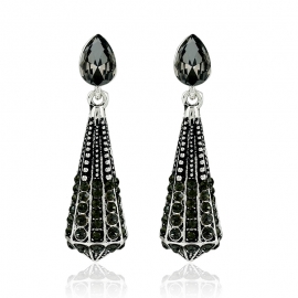 Fashion retro personality tapered earrings