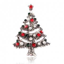Christmas tree brooch