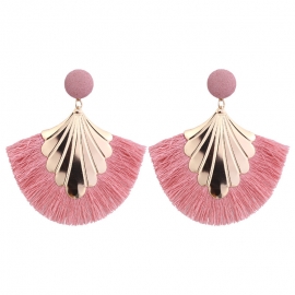 Creative fashion tassel earrings fashion foreign trade jewelry factory direct sales