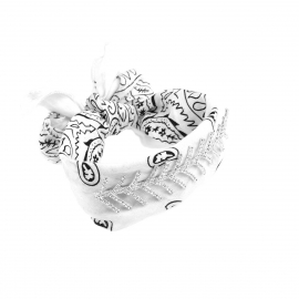 European and american fashion personality street photography nightclub show necklace alloy diamond silk scarf necklace female necklace