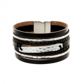 New bohemian leather bracelet, ethnic style hand-woven bracelet, tourist souvenir jewelry manufacturer wholesale