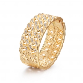 New style bracelets european and american personality fashion jewelry fashion diamond bracelet wide side chain bracelet foreign trade hot sale