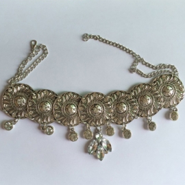 Fashion hot selling exaggerated ladies diamond pendant necklace