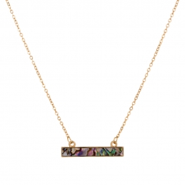 Hot-selling new products in europe and america, summer beach accessories, fashion all-match, long color abalone shell necklace ins female