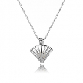 Creative hollow oyster pearl series necklace natural freshwater pearl necklace chain accessories factory wholesale