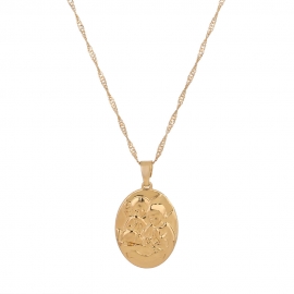 Family affection, motherly love, meaning happiness and beauty, portrait pendant necklace, hot selling simple and versatile mother&acirc;��s holiday gift