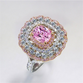Elegant high quality fashion zircon s925 silver ring