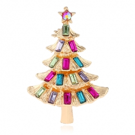 Christmas tree brooch