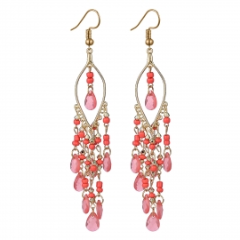 Cross-border accessories earrings bohemian long tassel earrings retro ethnic style exaggerated personality earrings wholesale