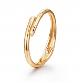 Cross-border ladies minimalist bracelet glossy one line bracelet gold plated bracelet rose gold bracelet accessories can be customized