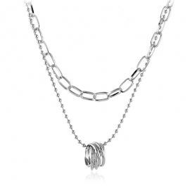 Personality fashion mix and match multi-layer necklace female trend wild choker necklace