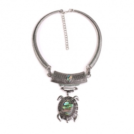 European and american fashion clavicle chain longevity turtle retro collar necklace female