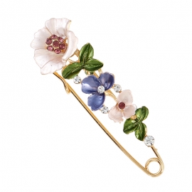 Creative new flower high-end brooch